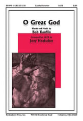 O Great God SATB choral sheet music cover